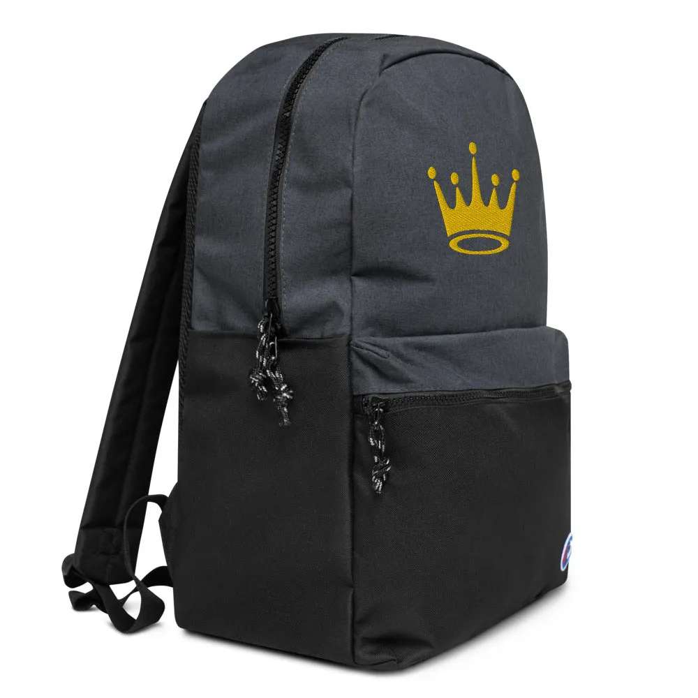 Crown Embroidered Champion Backpack