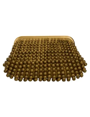 Cult Gaia Nia Beaded Mini Clutch