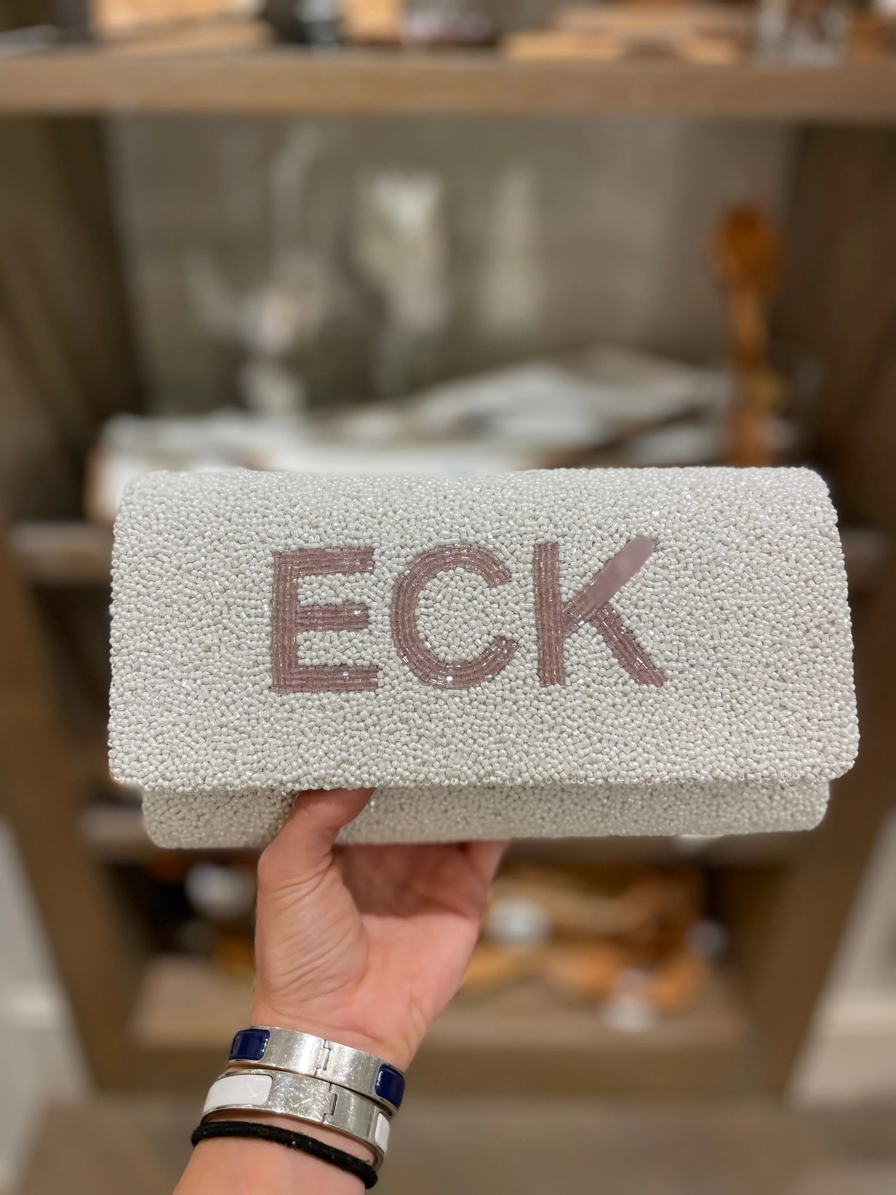 Custom Bride Clutch W/ Date Inside