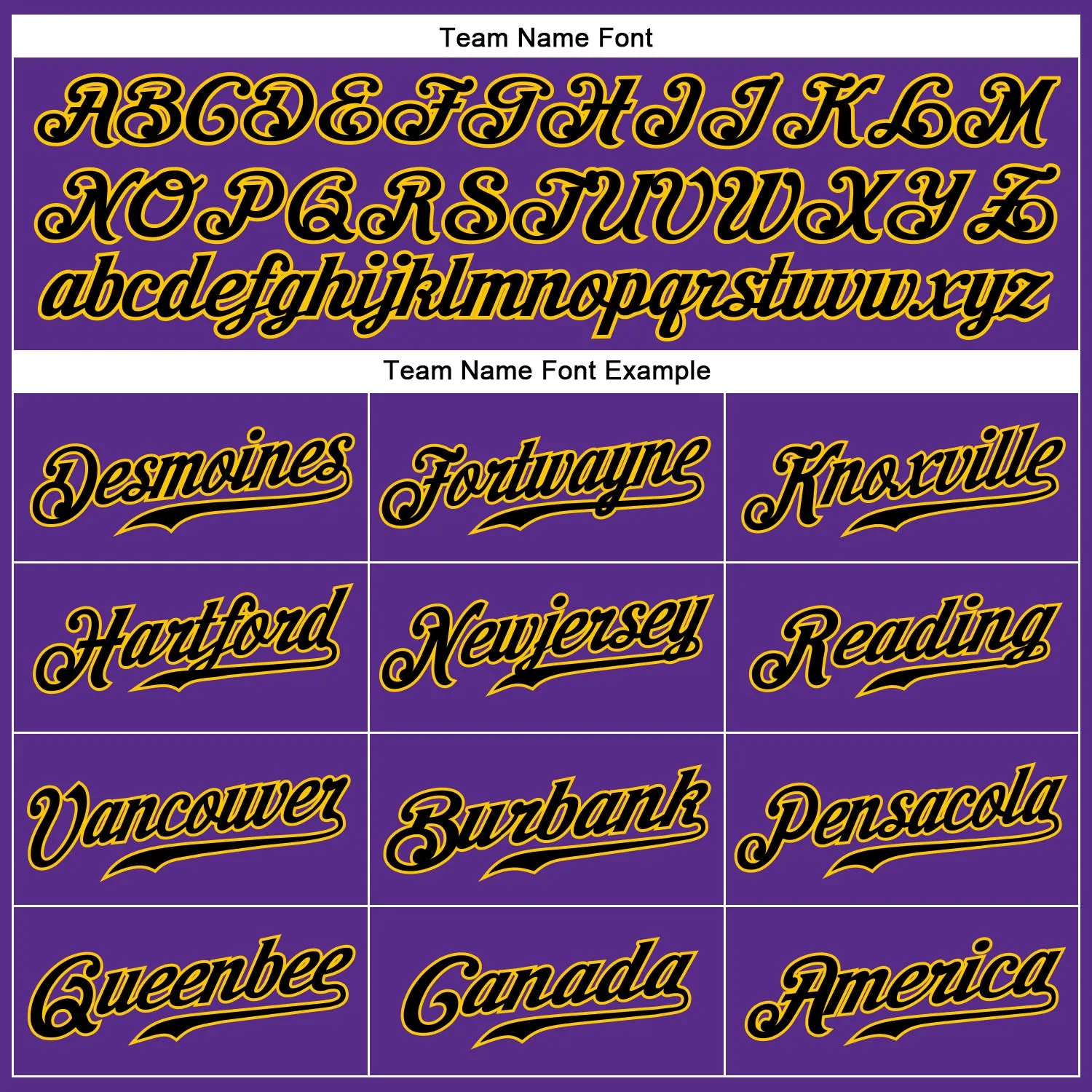 Custom Purple Black Pinstripe Black-Gold Authentic Baseball Jersey