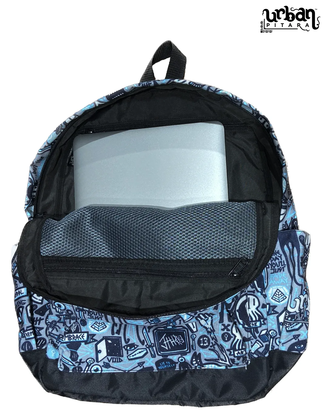Cute Monsters Canvas Backpack