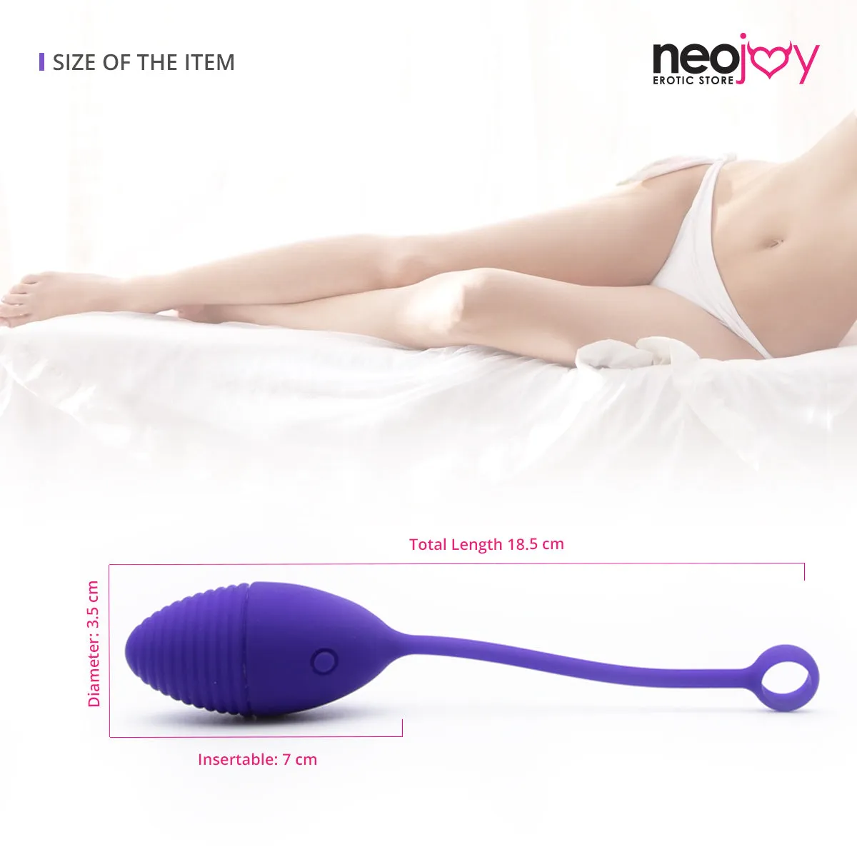 Dancing Fairy 10 Speeds Vibrating G-Spot Egg Purple
