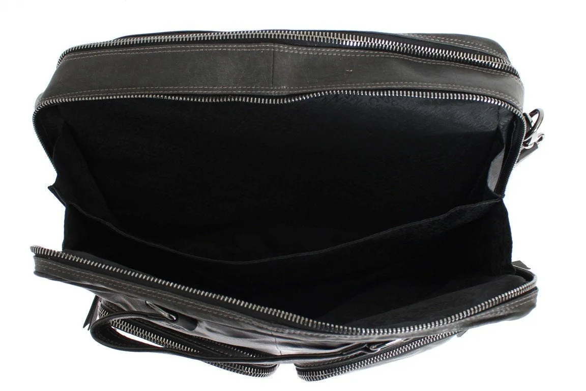 Dark Gray Messenger Laptop Bag for Men or Shoulder Bag for Men