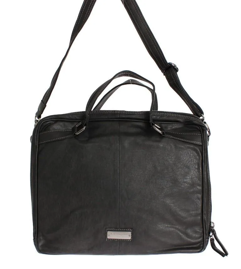 Dark Gray Messenger Laptop Bag for Men or Shoulder Bag for Men