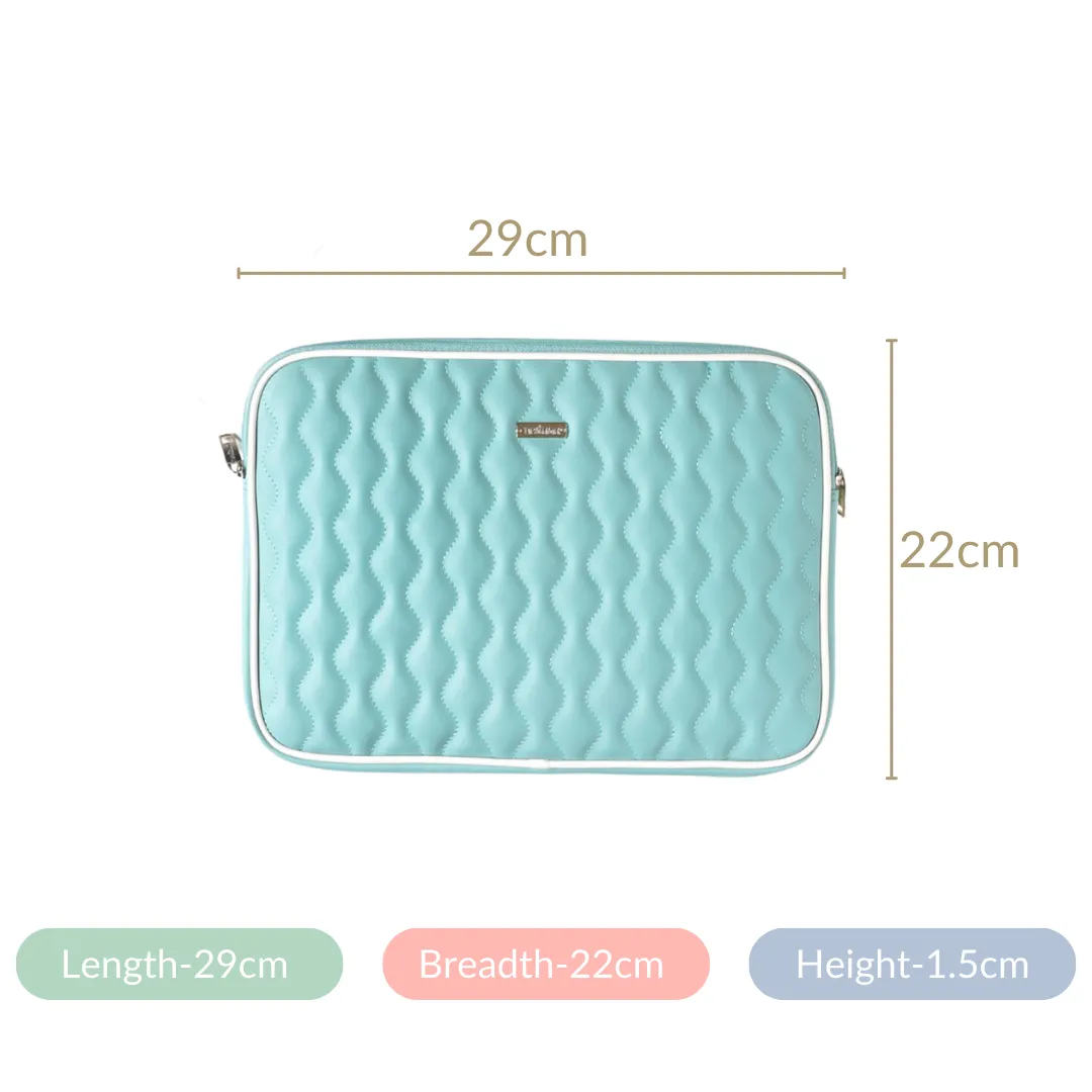 Designer Waterproof Laptop Sleeve Seagreen