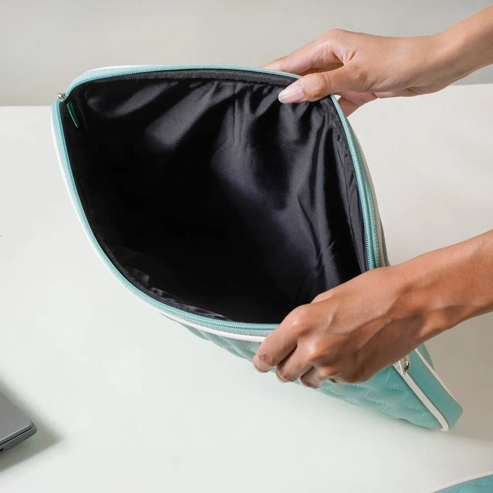 Designer Waterproof Laptop Sleeve Seagreen