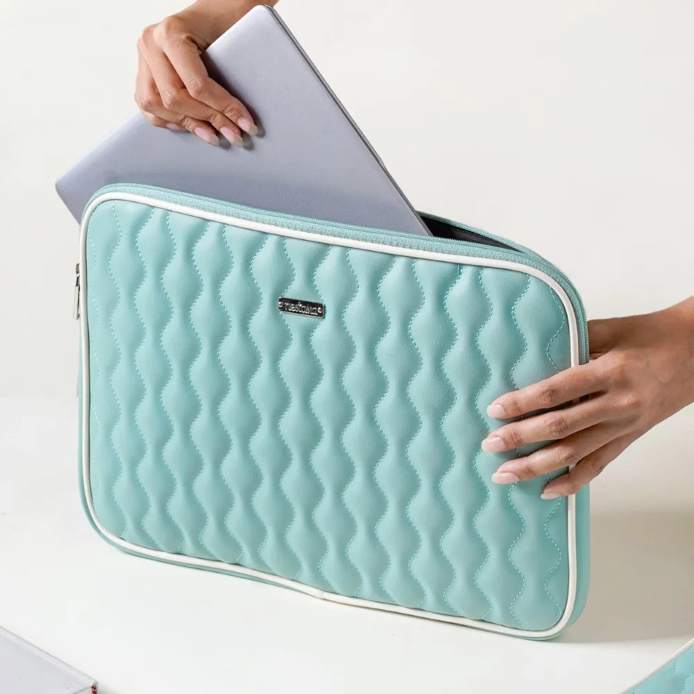 Designer Waterproof Laptop Sleeve Seagreen