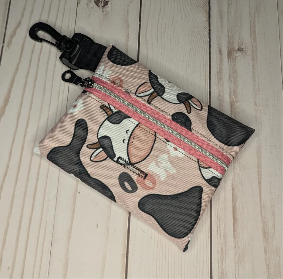 Doodie Duty Bags- Pink Mooing Cow