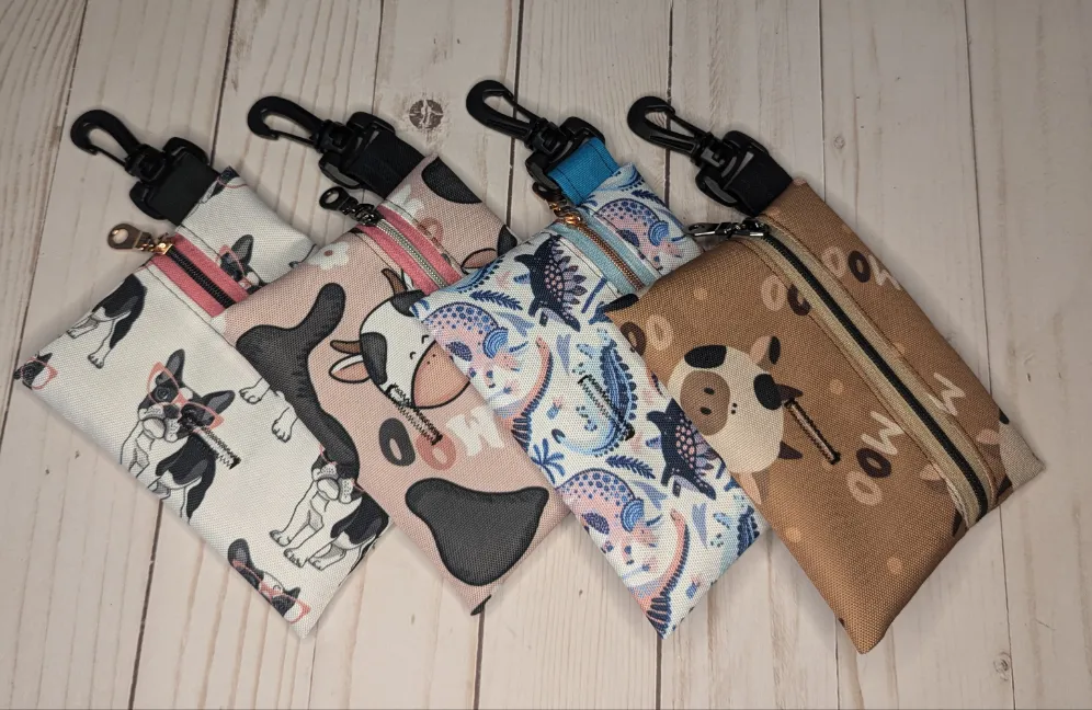 Doodie Duty Bags- Pink Mooing Cow