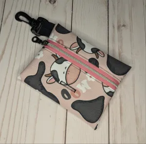 Doodie Duty Bags- Pink Mooing Cow