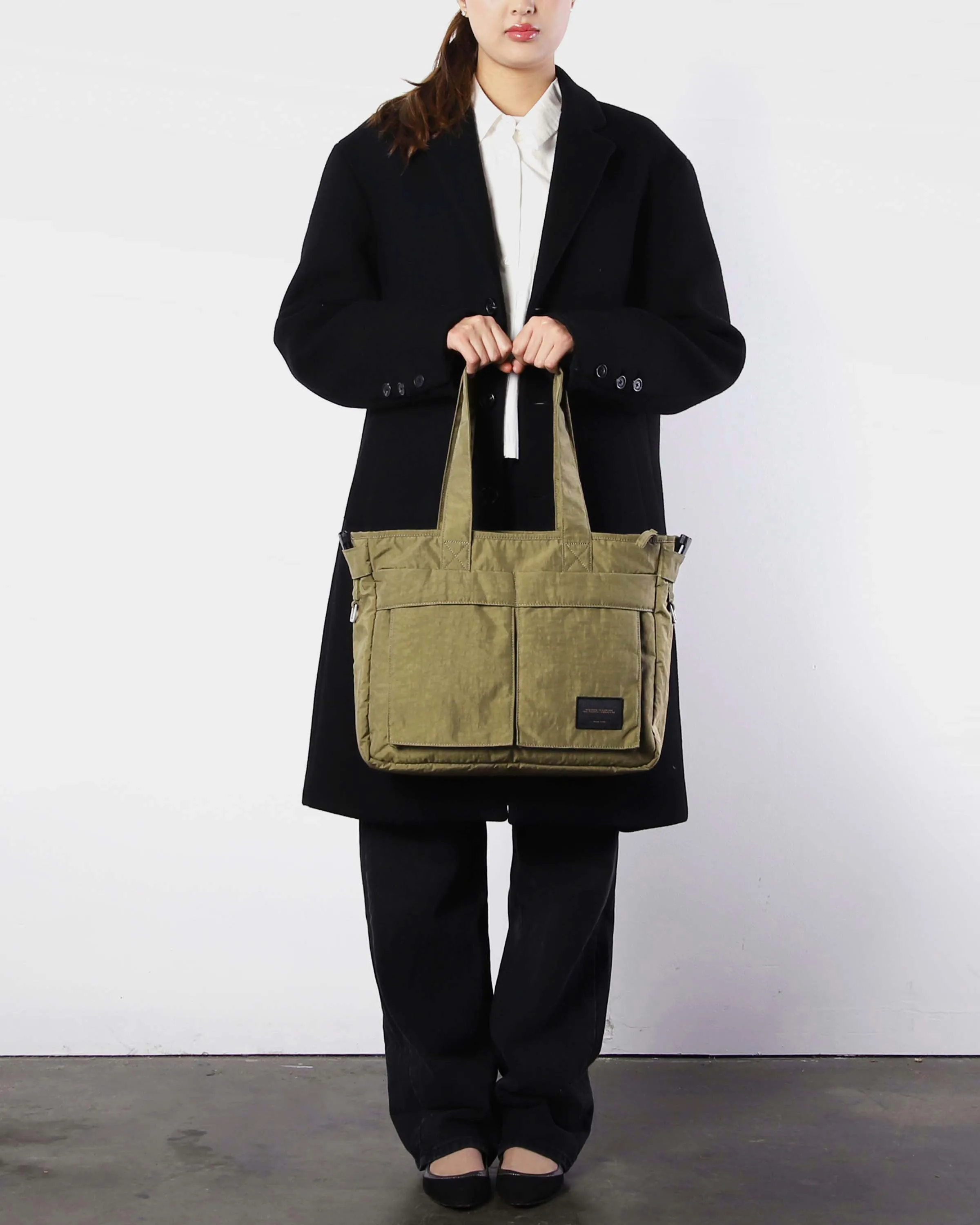 DOUBLE LAPTOP TOTE