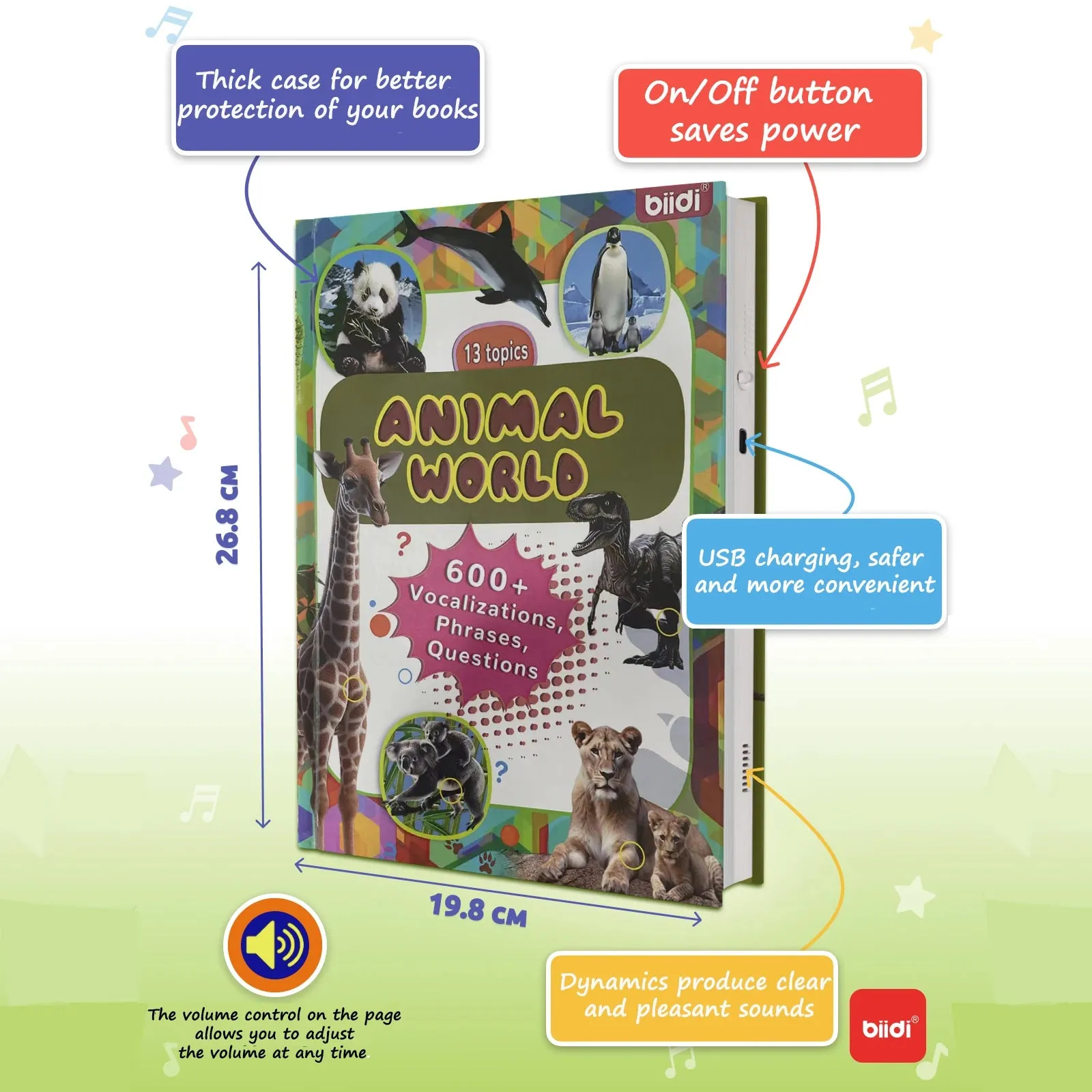Educational Montessori English Audio Book  Preschool Learning Activity Book - Sensory Toys Puzzle Toys Children's Learning eBooks