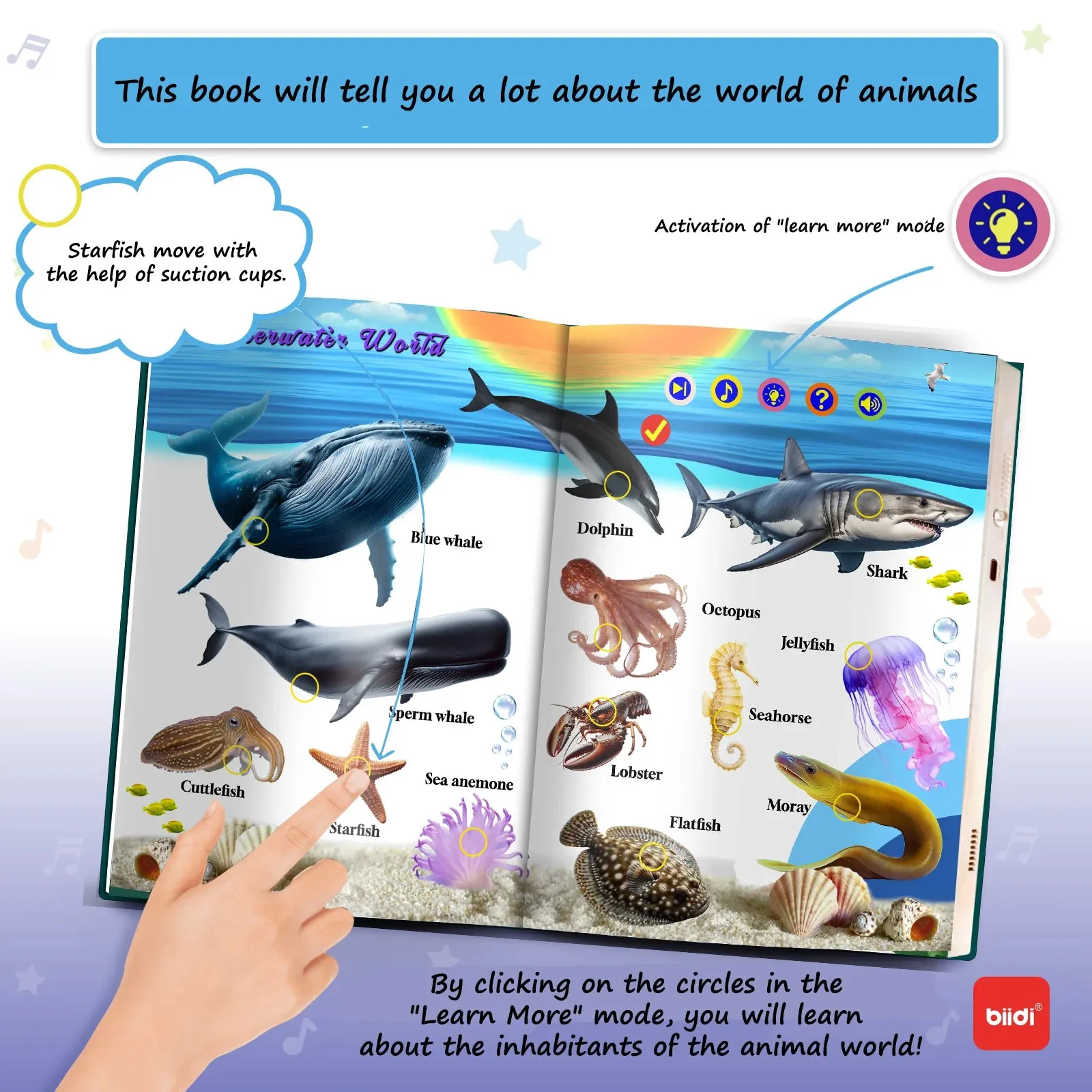 Educational Montessori English Audio Book  Preschool Learning Activity Book - Sensory Toys Puzzle Toys Children's Learning eBooks
