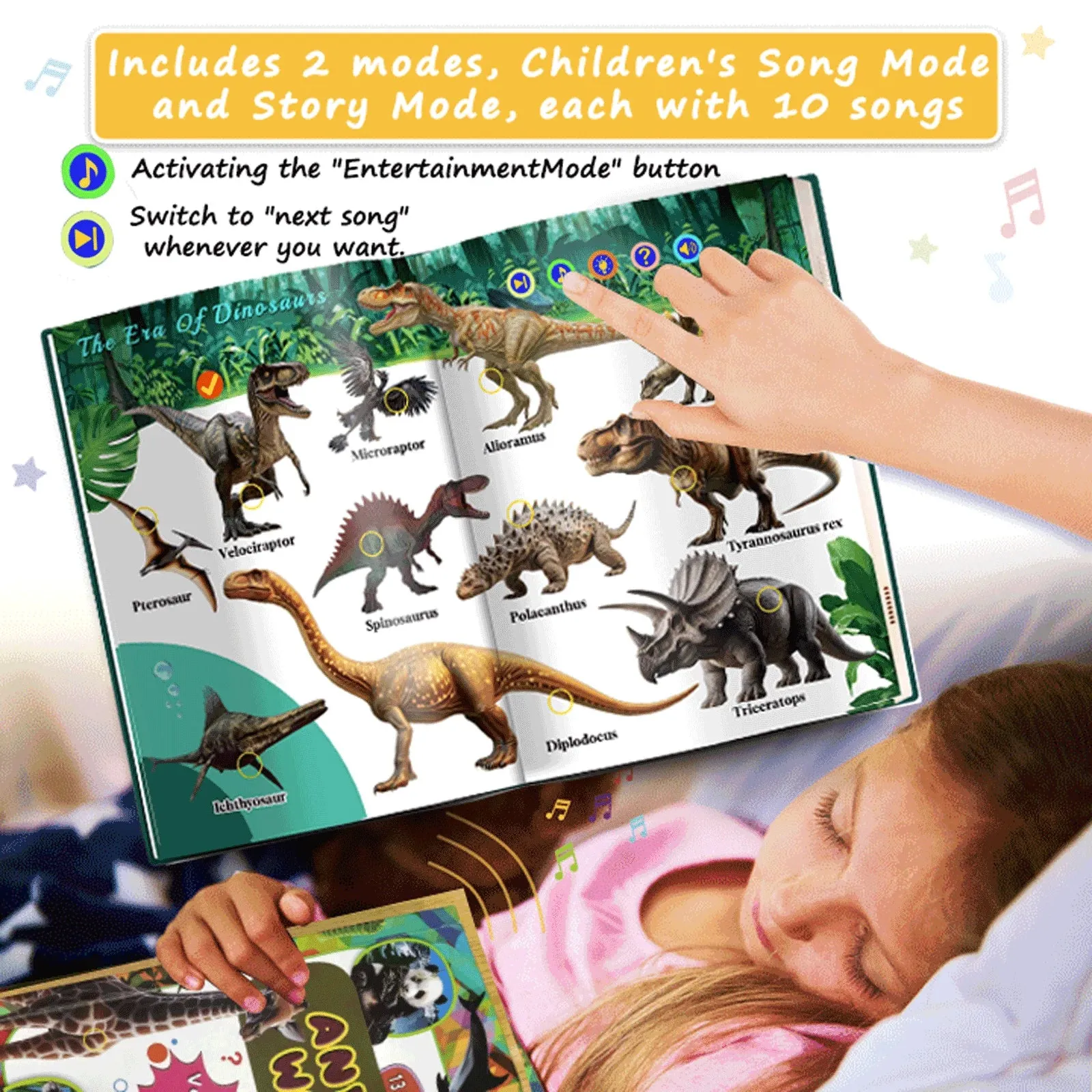 Educational Montessori English Audio Book  Preschool Learning Activity Book - Sensory Toys Puzzle Toys Children's Learning eBooks