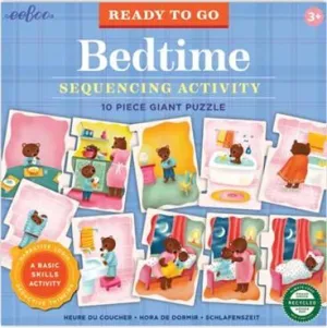 eeBoo Ready to Go Puzzle - Bedtime