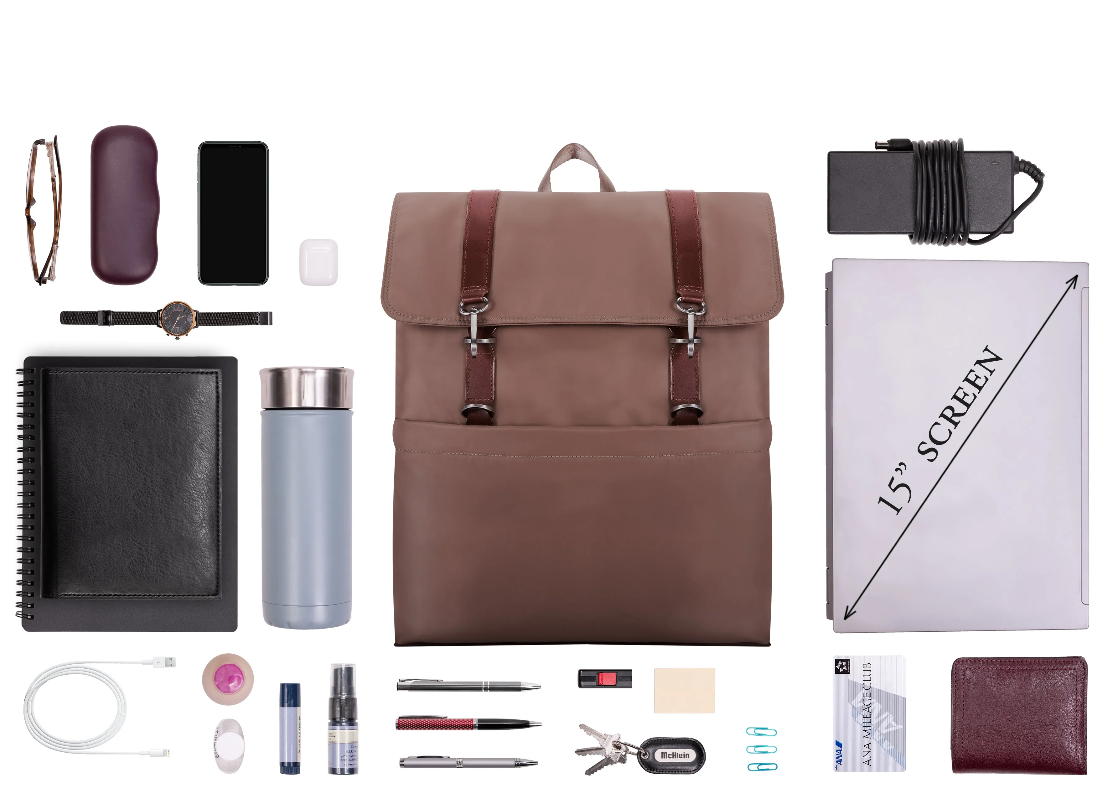 ELEMENT | 17” Nylon Flap Over Laptop Backpack