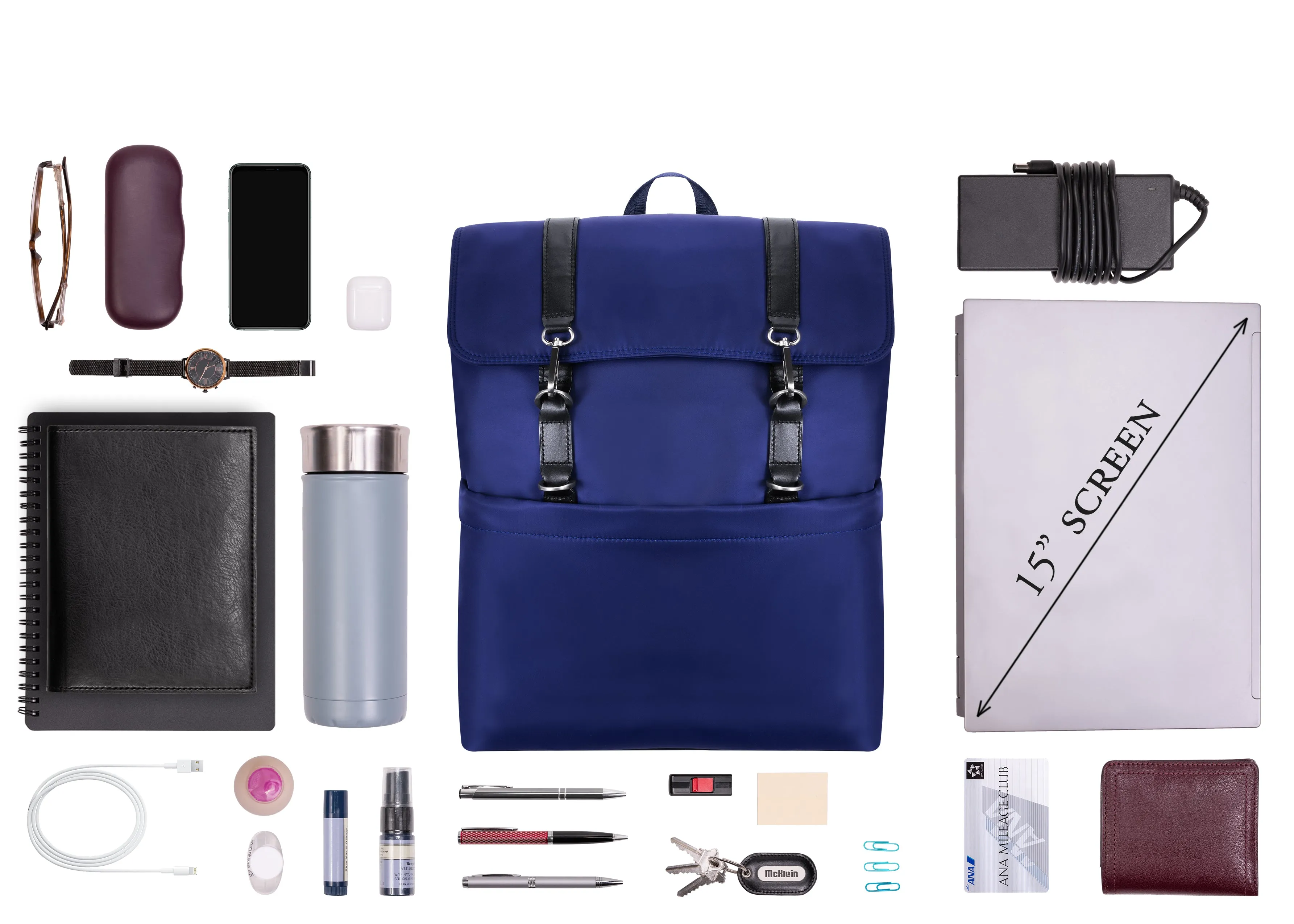 ELEMENT | 17” Nylon Flap Over Laptop Backpack