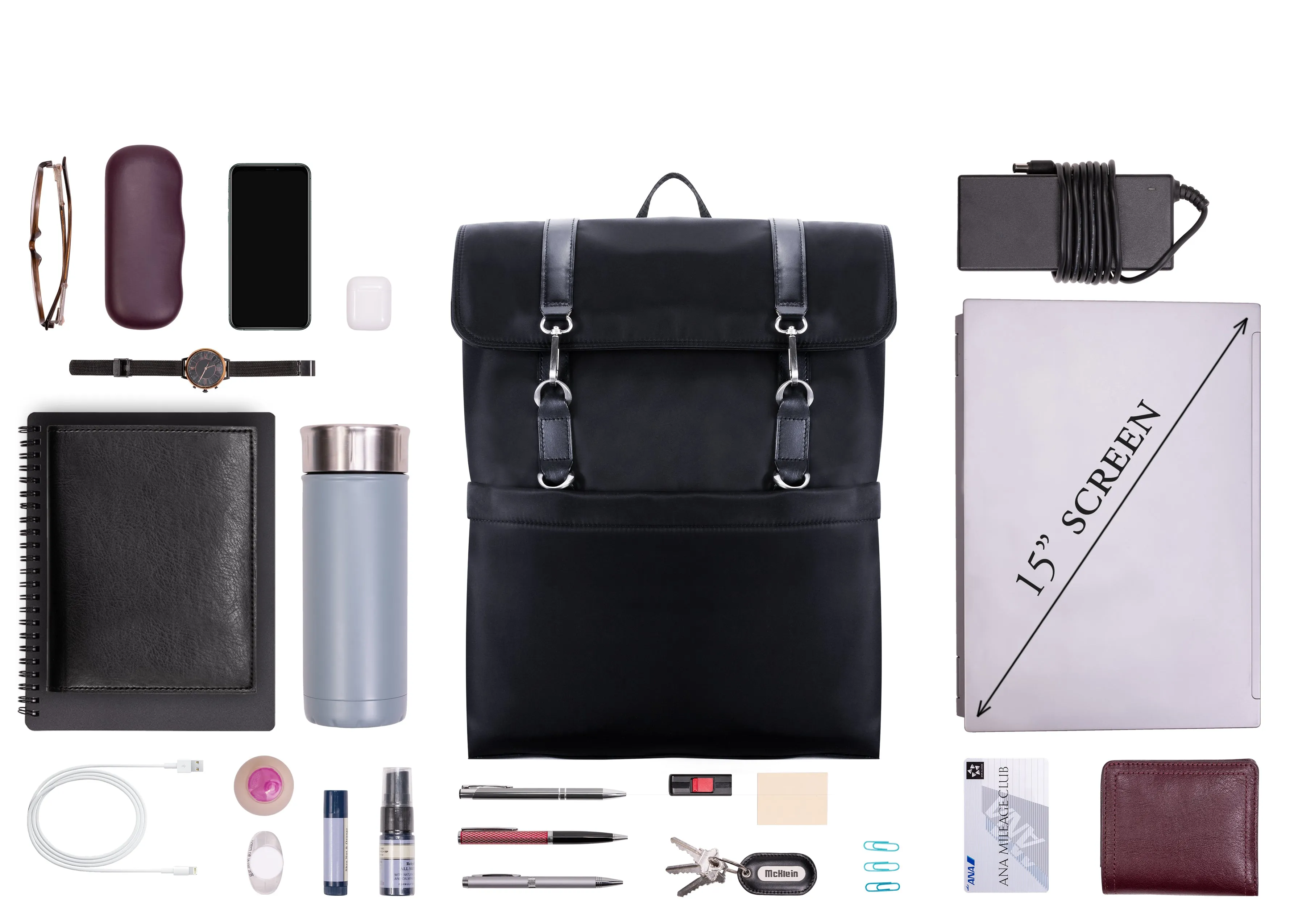 ELEMENT | 17” Nylon Flap Over Laptop Backpack
