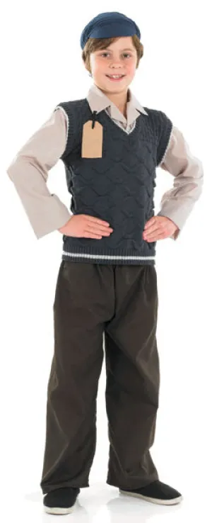 Evacuee School Boy