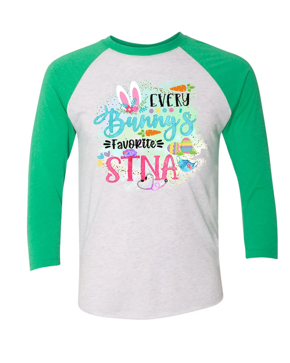 Every Bunny's Favorite STNA Easter Raglan Tee