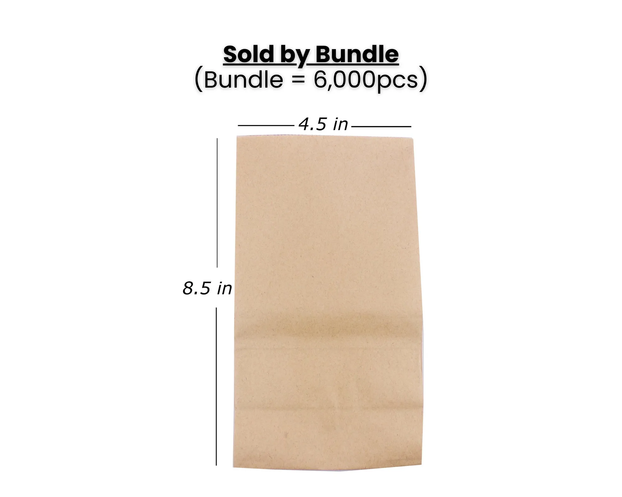 Expanding Brown Paper Bag No. 2 (6000pcs)