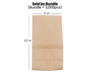 Expanding Brown Paper Bag No. 5 (3000pcs)