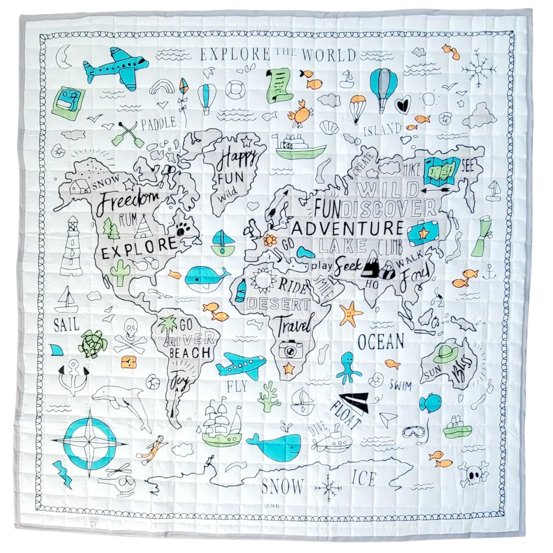 Explore & Play Reversible Crawling Mat