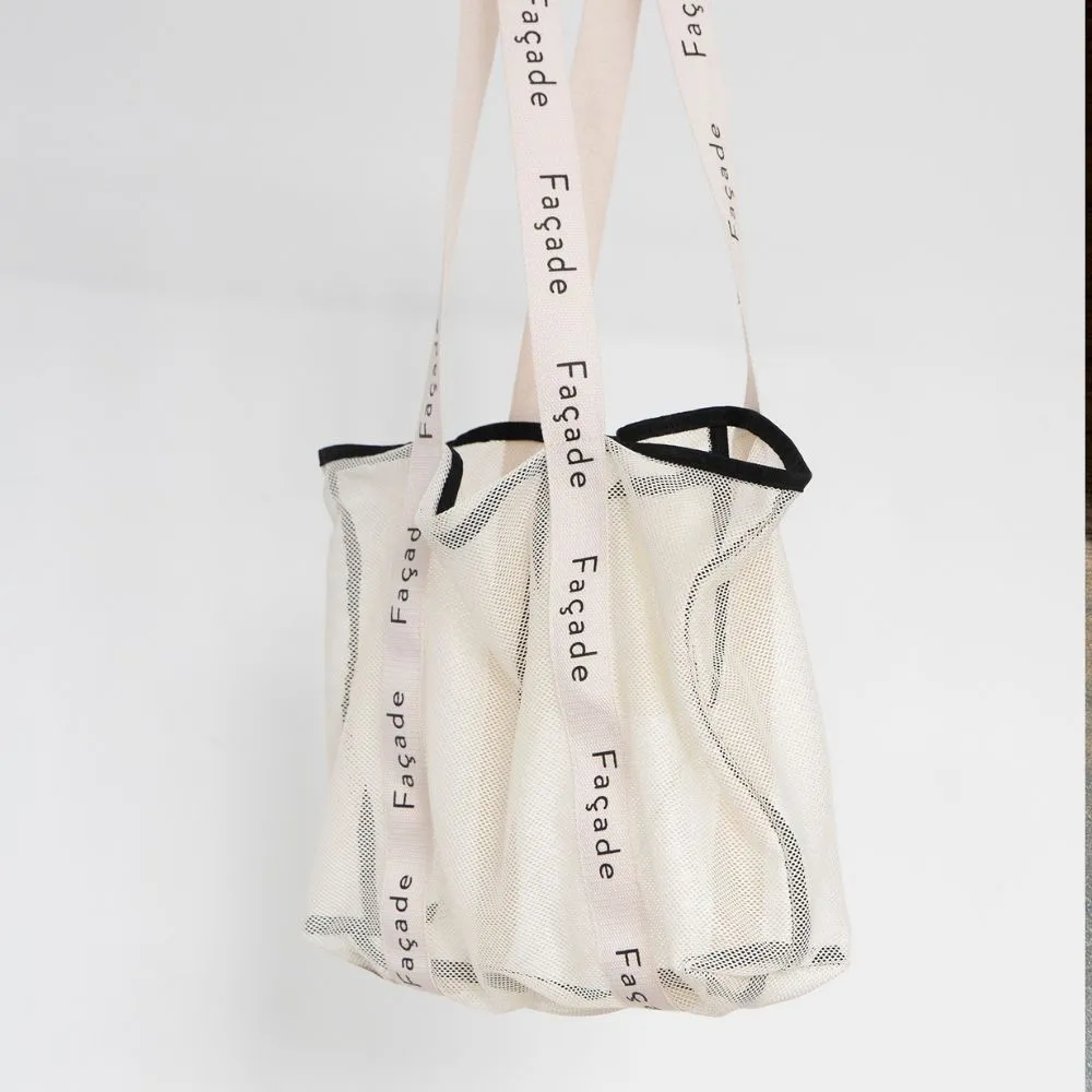Façade Tote Bag - Cream