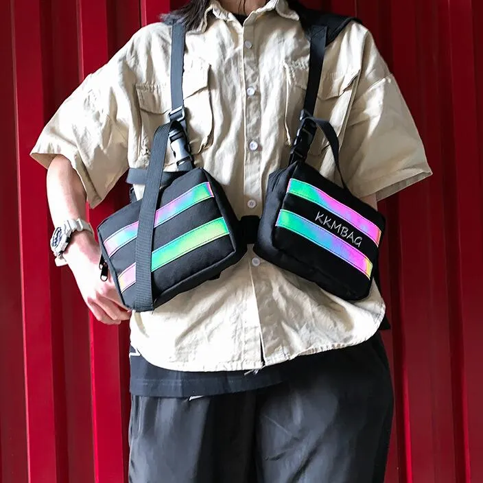 Fashion reflective vest bag yc23202