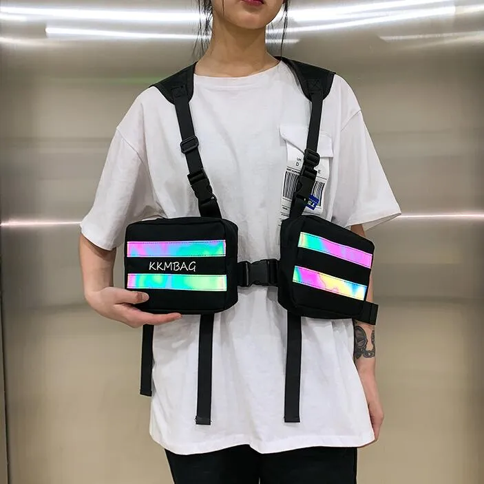 Fashion reflective vest bag yc23202