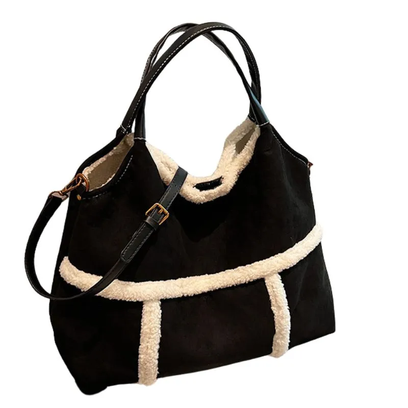 Fashion Tote Suede Large-capacity Bag