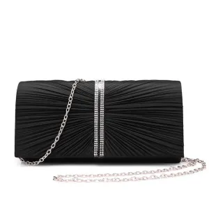 Fashion Women's Clutch Handbag - Black,Dark Grey,Red,Yellow