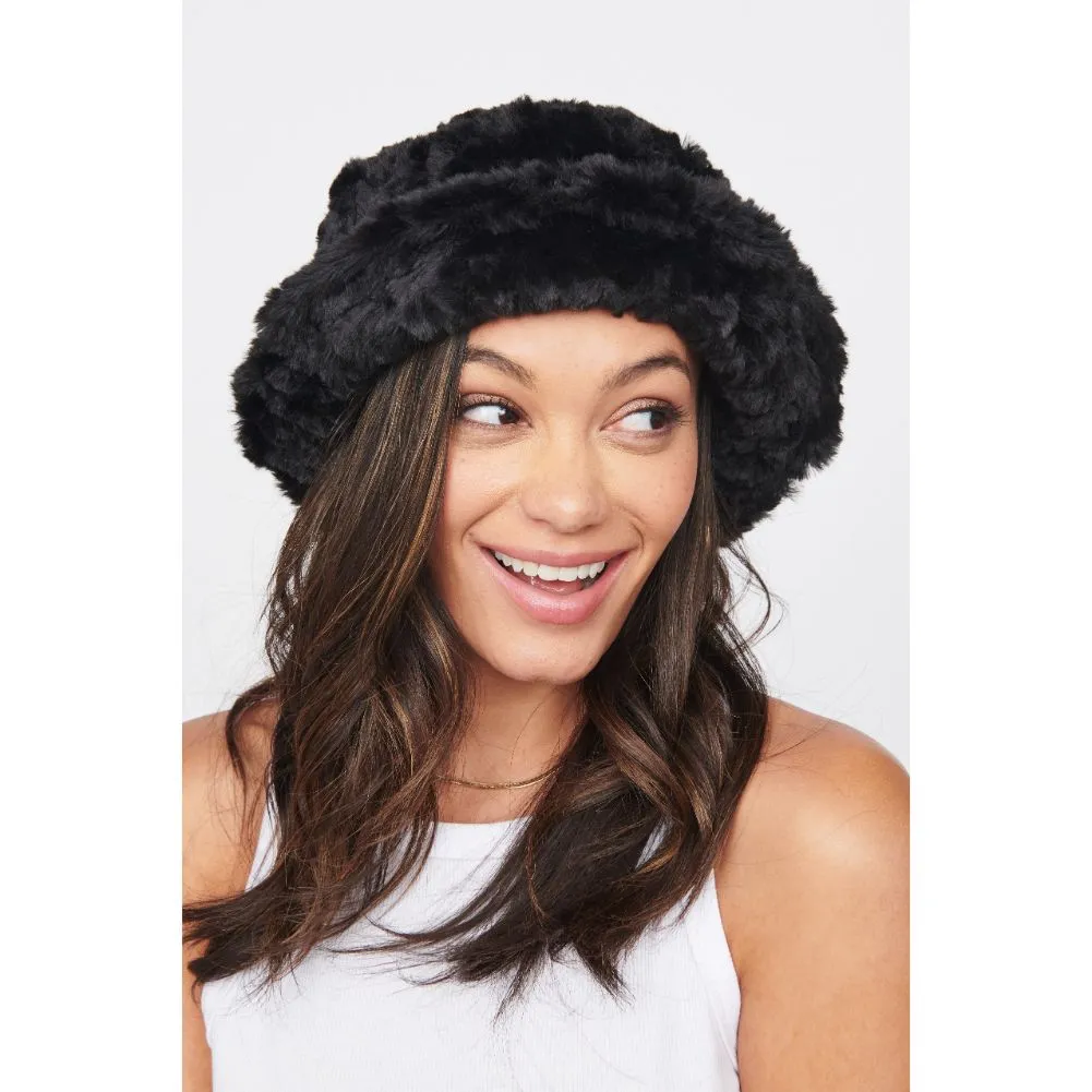Faux Fur Bucket Hat Bucket Hat