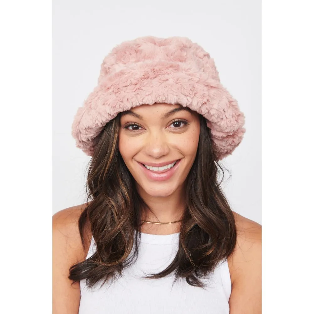 Faux Fur Bucket Hat Bucket Hat
