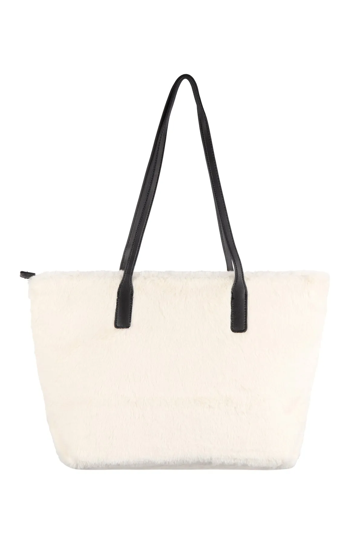 FAUX FUR TOTE BAG