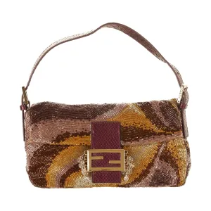 Fendi Beaded Crystal Baguette