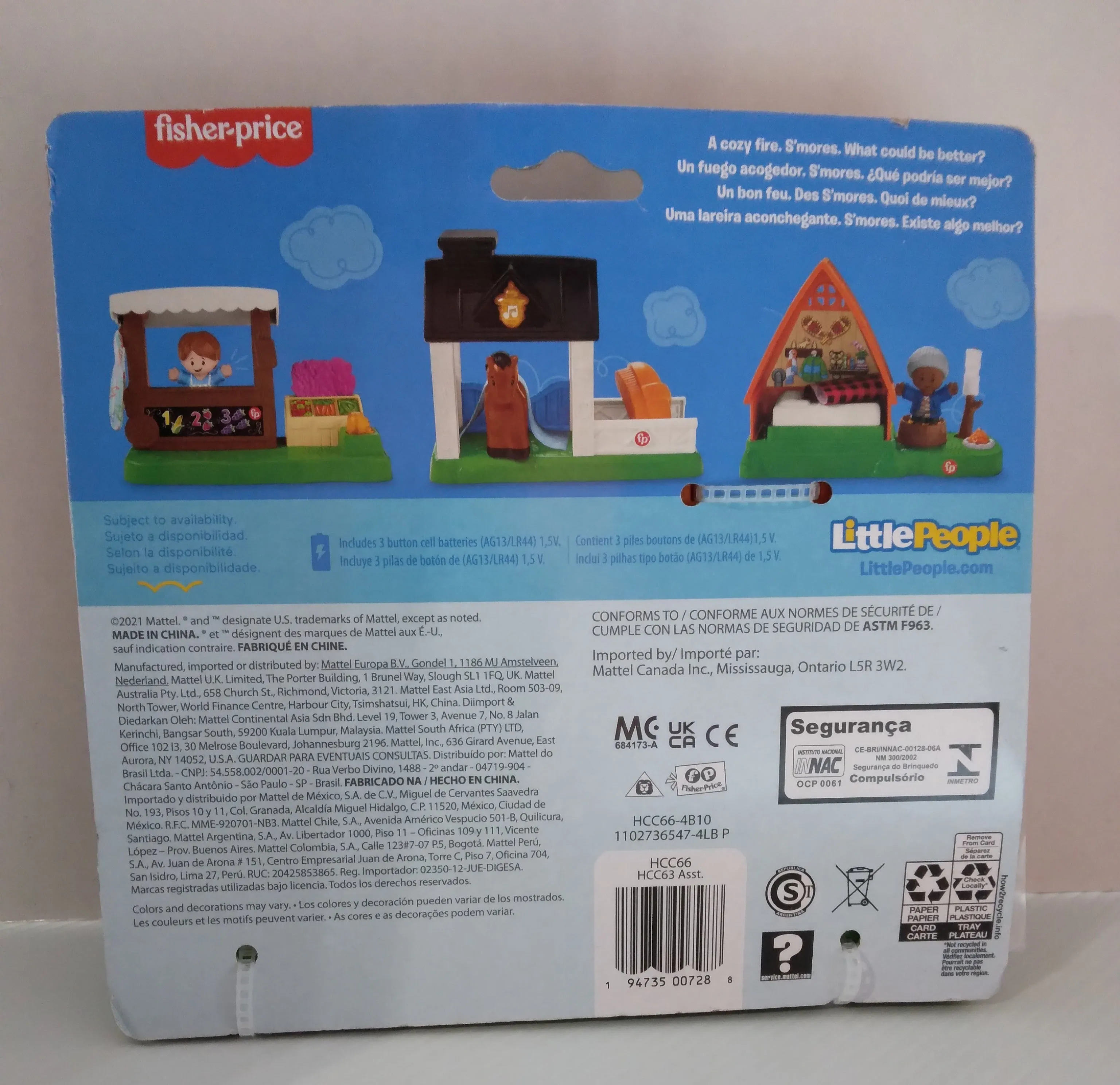 Fisher-Price Little People Cabin Playset With Camp Fire Light And Sounds