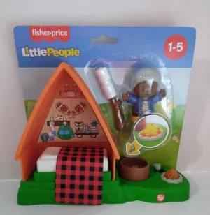 Fisher-Price Little People Cabin Playset With Camp Fire Light And Sounds