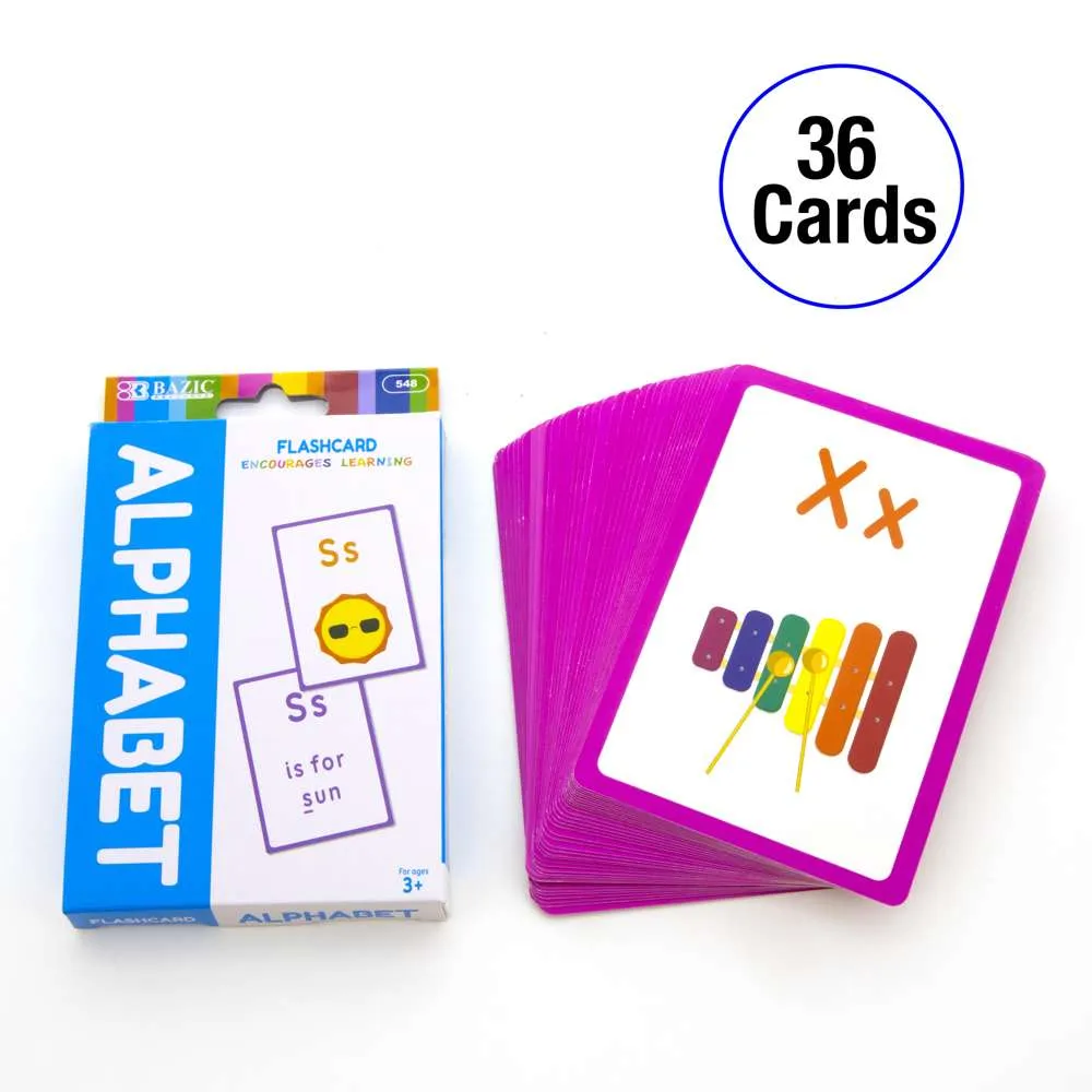 Flash Cards Alphabet Preschool (36/Pack)