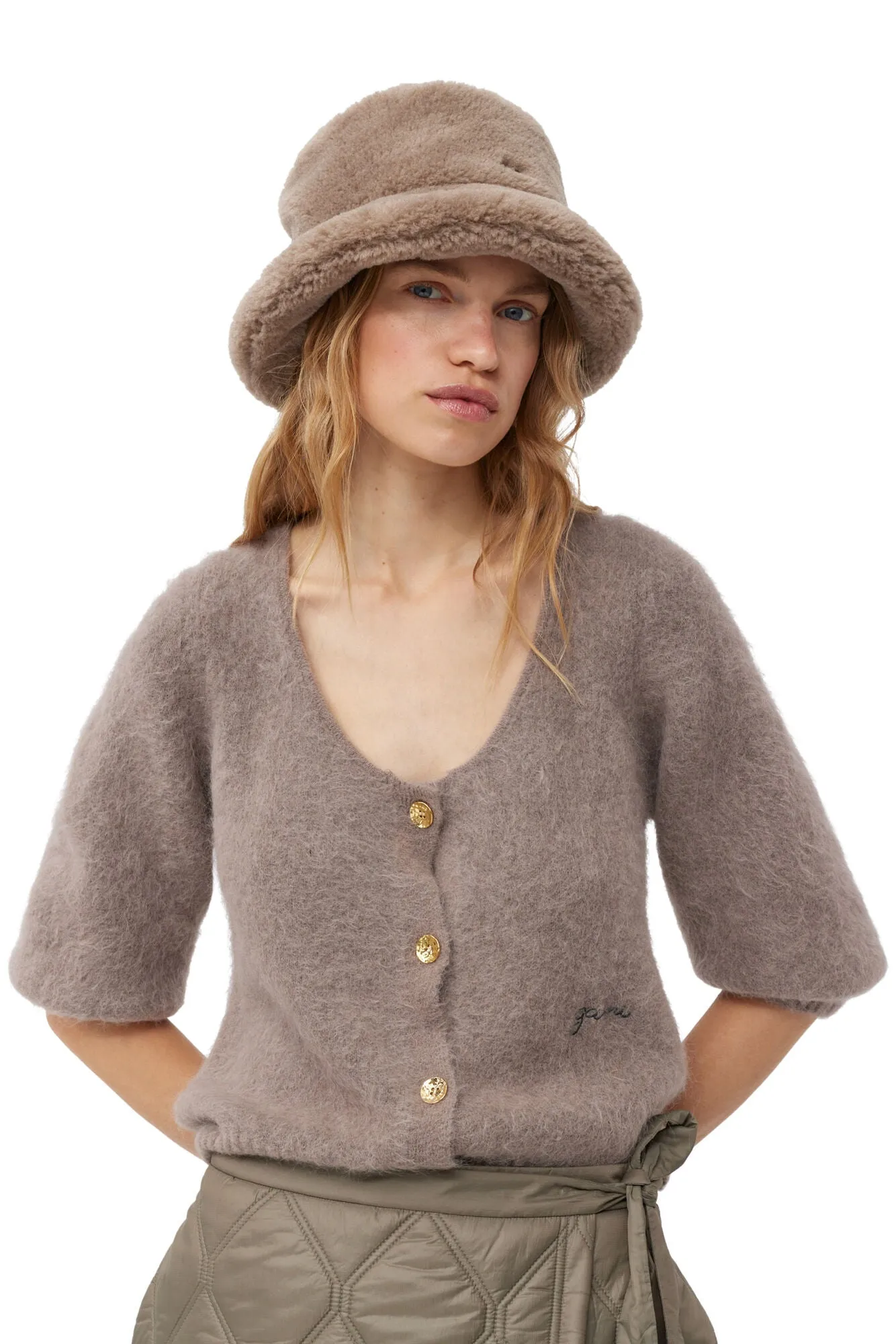 Fluffy Recycled Tech Bucket Hat