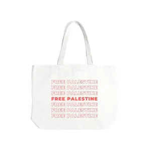 Free Palestine Jumbo Tote