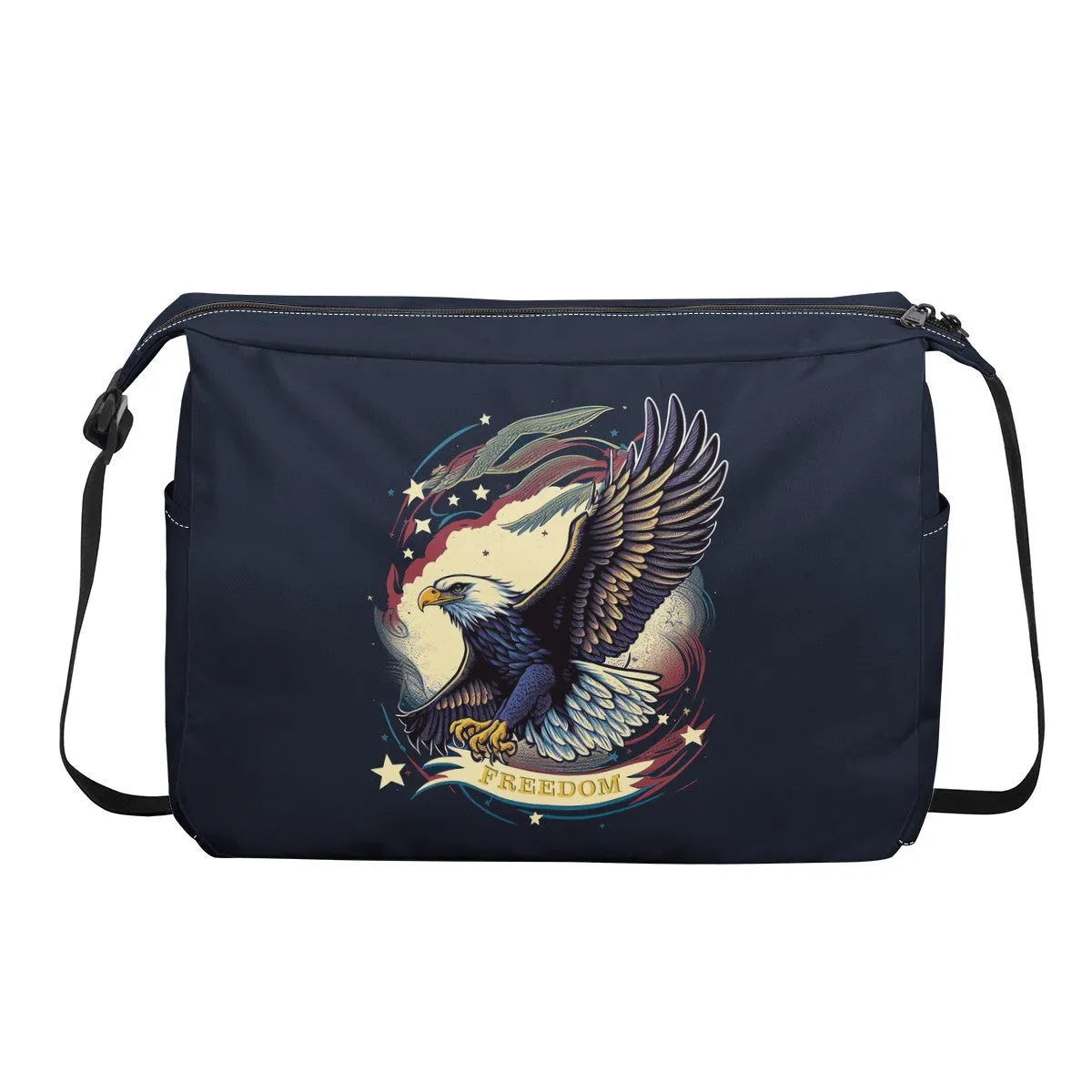 Freedom Flyer: Celebrating the Bald Eagle as a Symbol of Freedom and Strength in the USA New Messenger Bag