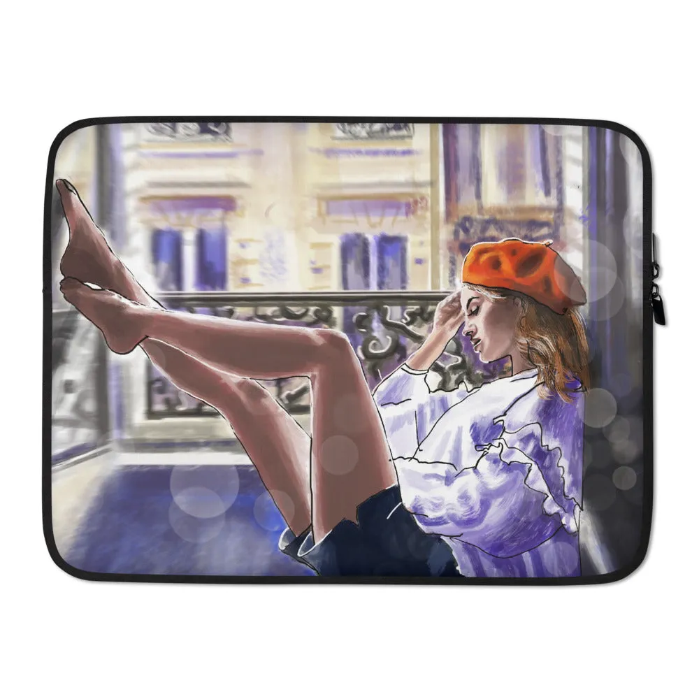 FRENCH GIRL Laptop Sleeve