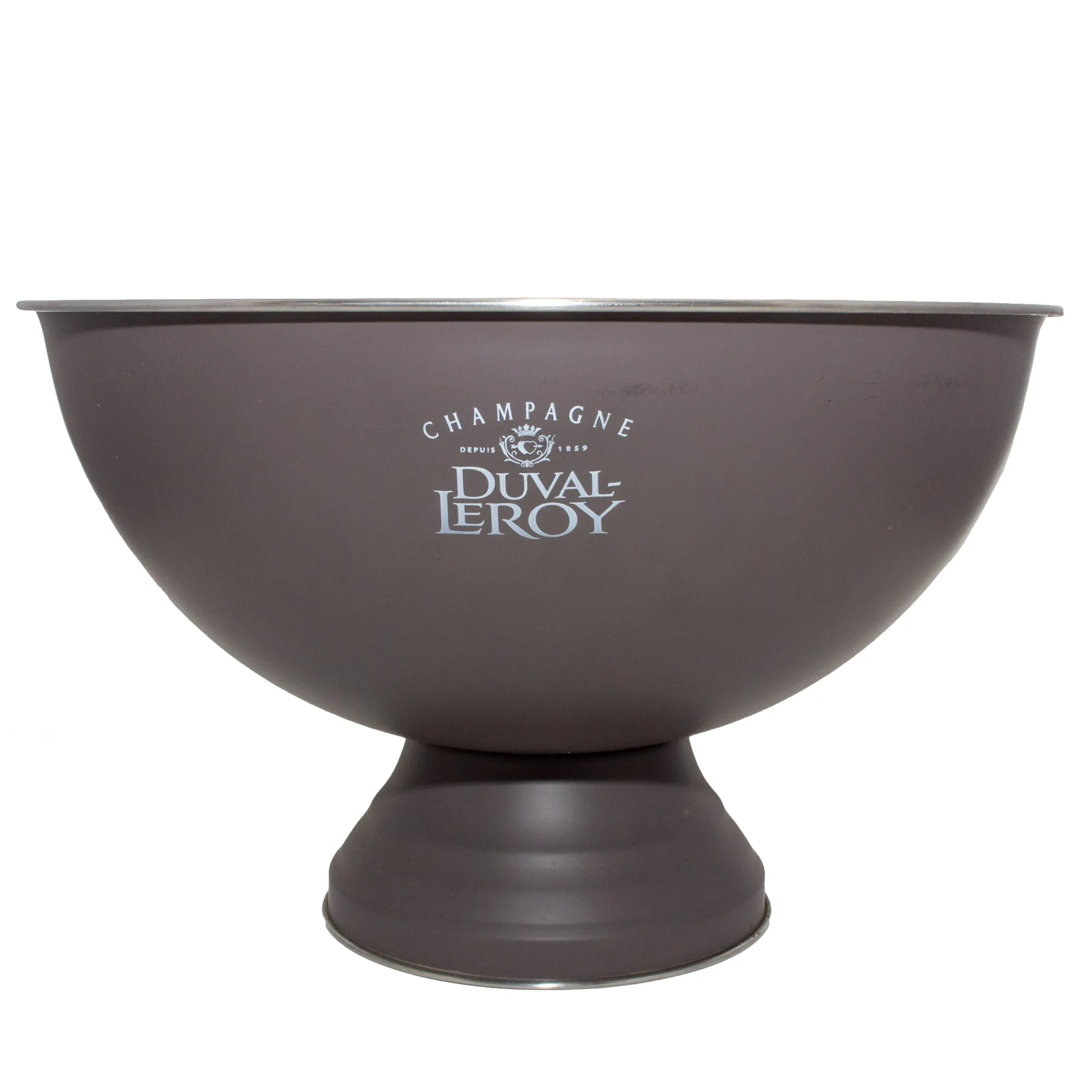 French Stainless Steel Champagne Bowl | Duval LeRoy Label
