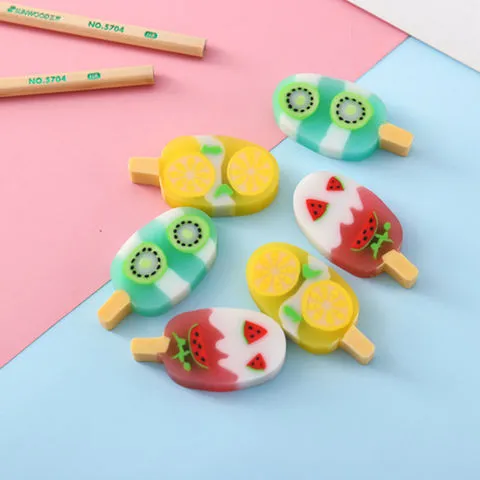 Fruit Popsicle Eraser (Set of 2)