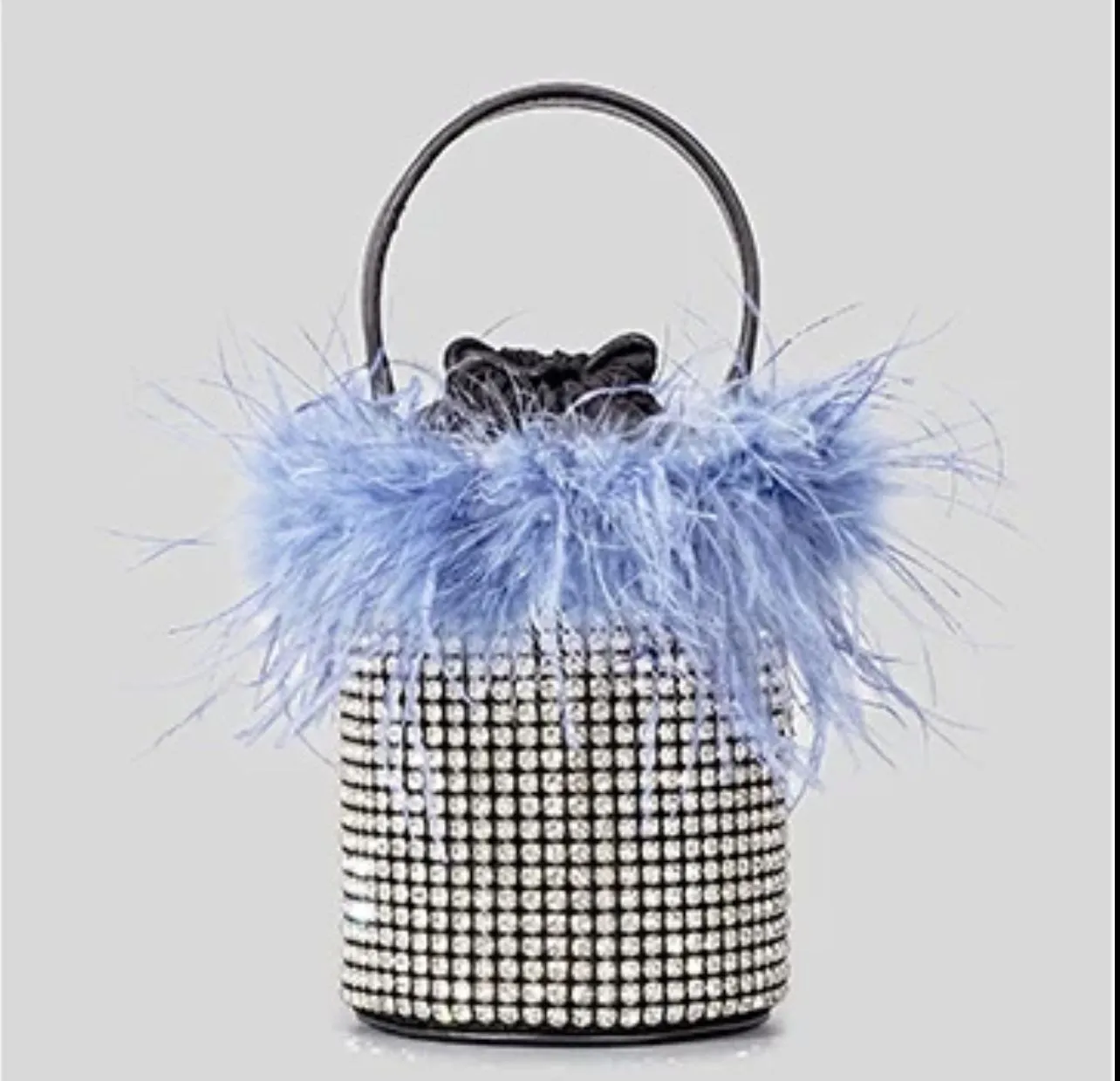 FUR BUCKET BAG