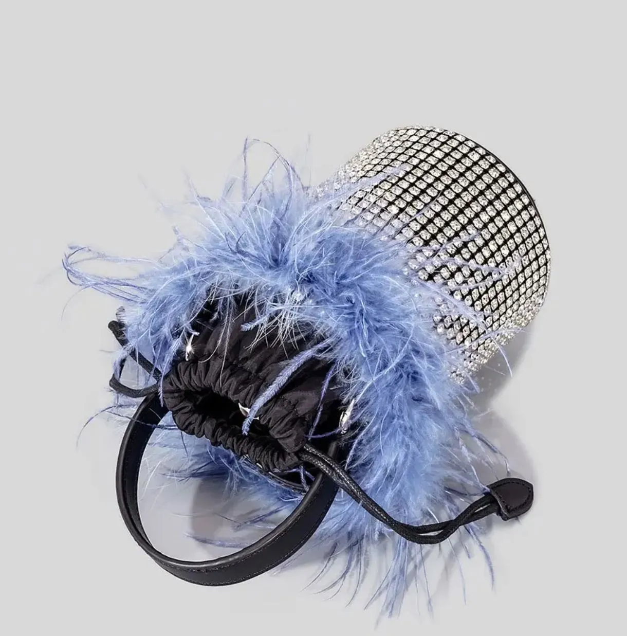 FUR BUCKET BAG