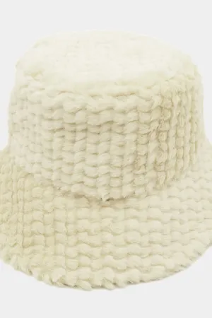 Fuzzy Faux Fur Bucket Hat