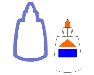 Glue Bottle Cookie Cutter