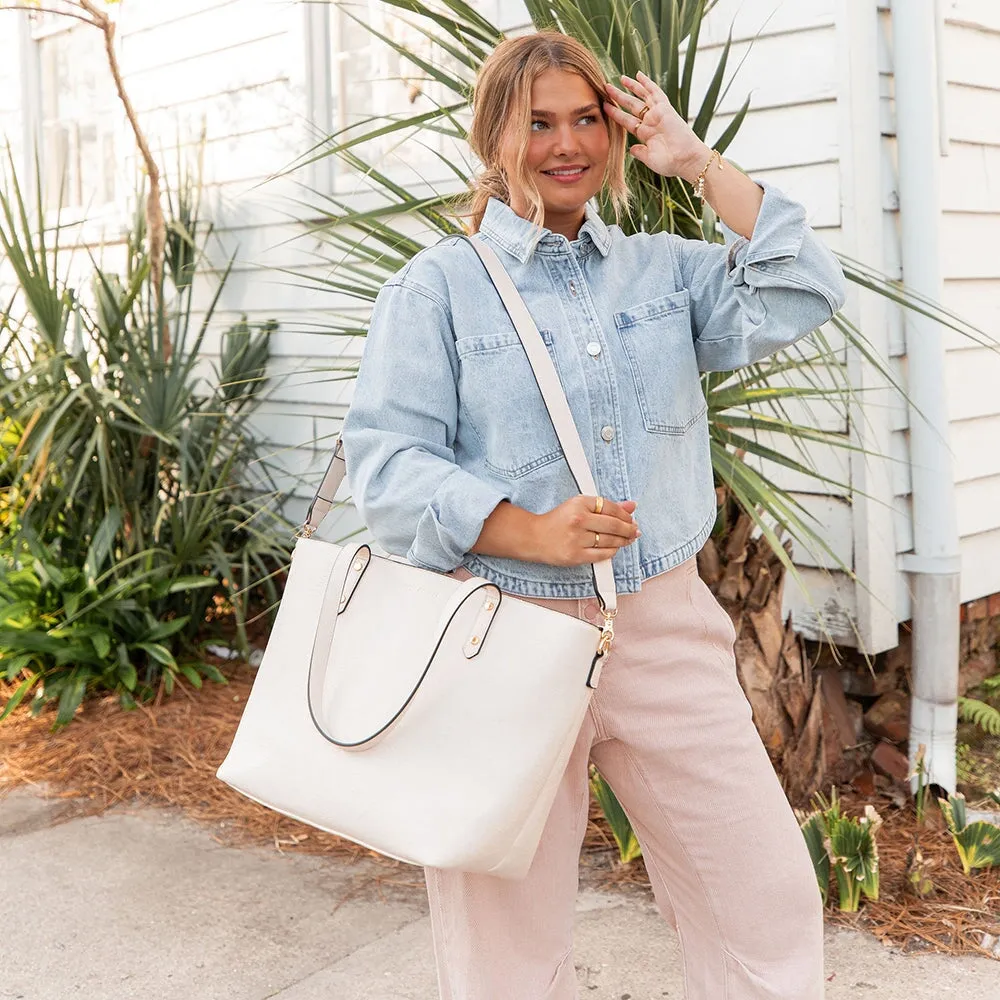GO-GETTER TOTE cream